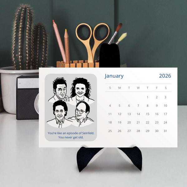 Seinfeld 2026 desk calendar