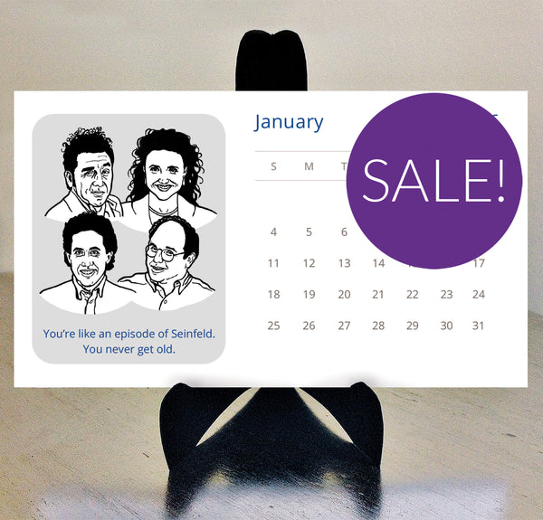 HALF PRICE SALE! Seinfeld 2026 desk calendar