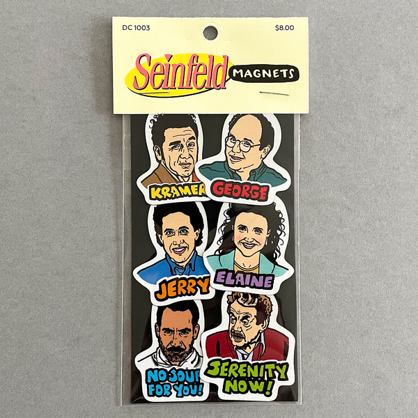 Seinfeld characters Die Cut Magnets 6 Pack