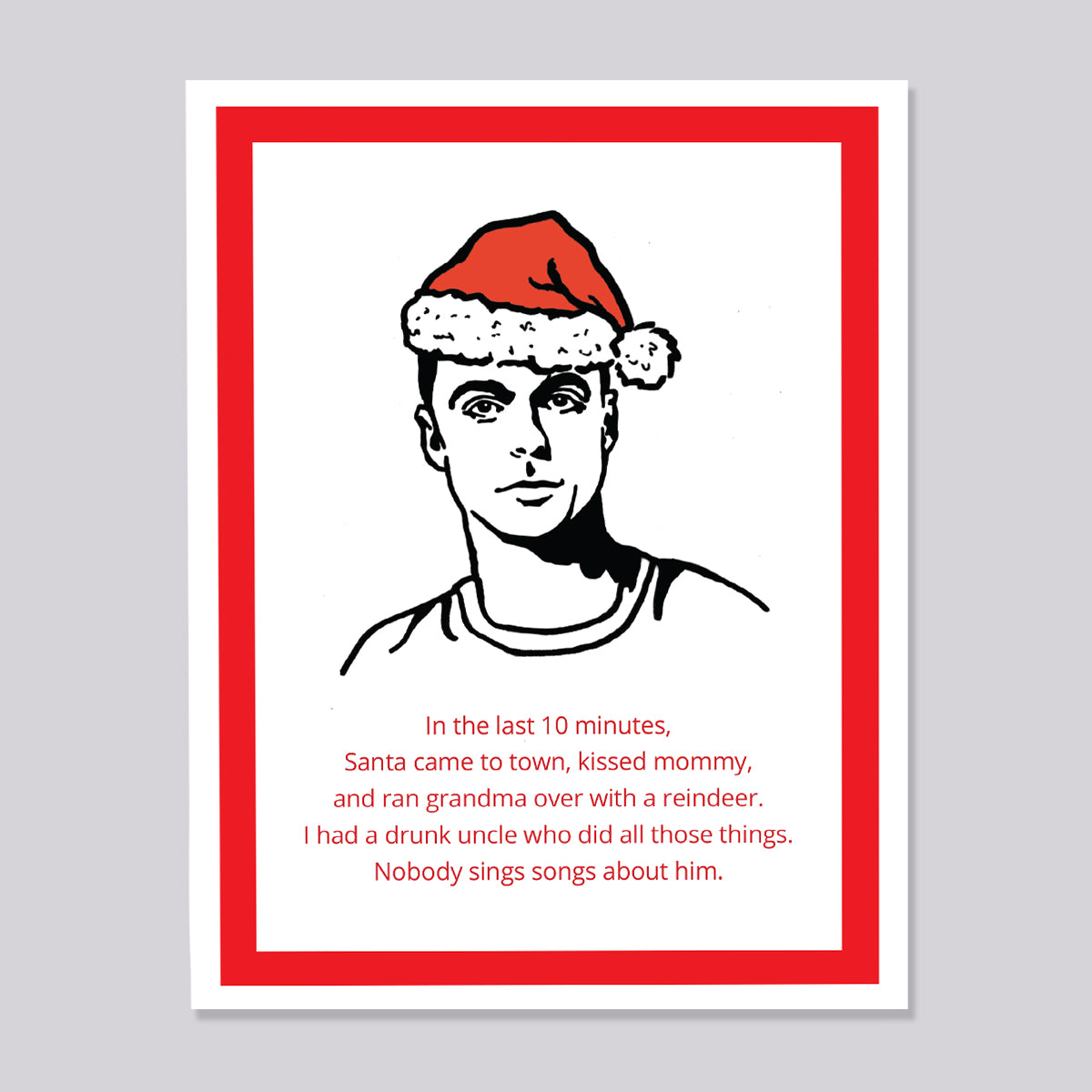 Big Bang Theory Sheldon Christmas Card – Design Corner Online