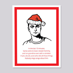 Big Bang Theory Sheldon Christmas Card