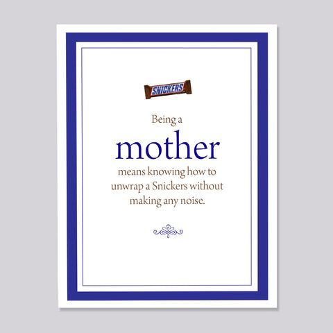 Snickers Card