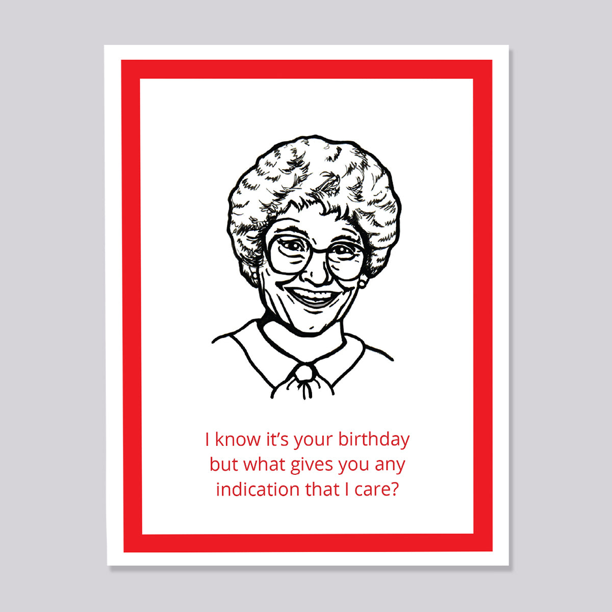 Golden Girls Sophia Birthday card