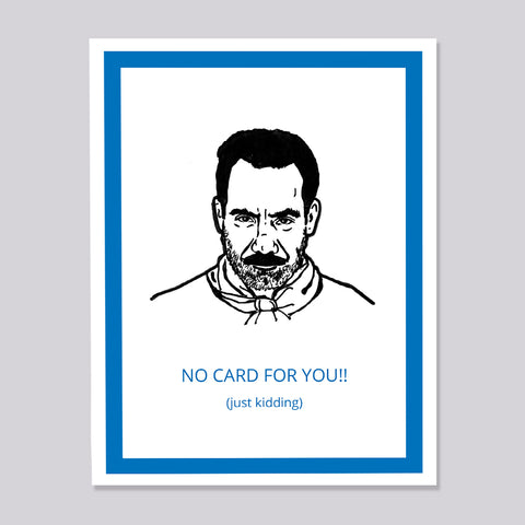 Seinfeld Soup Nazi Birthday Card