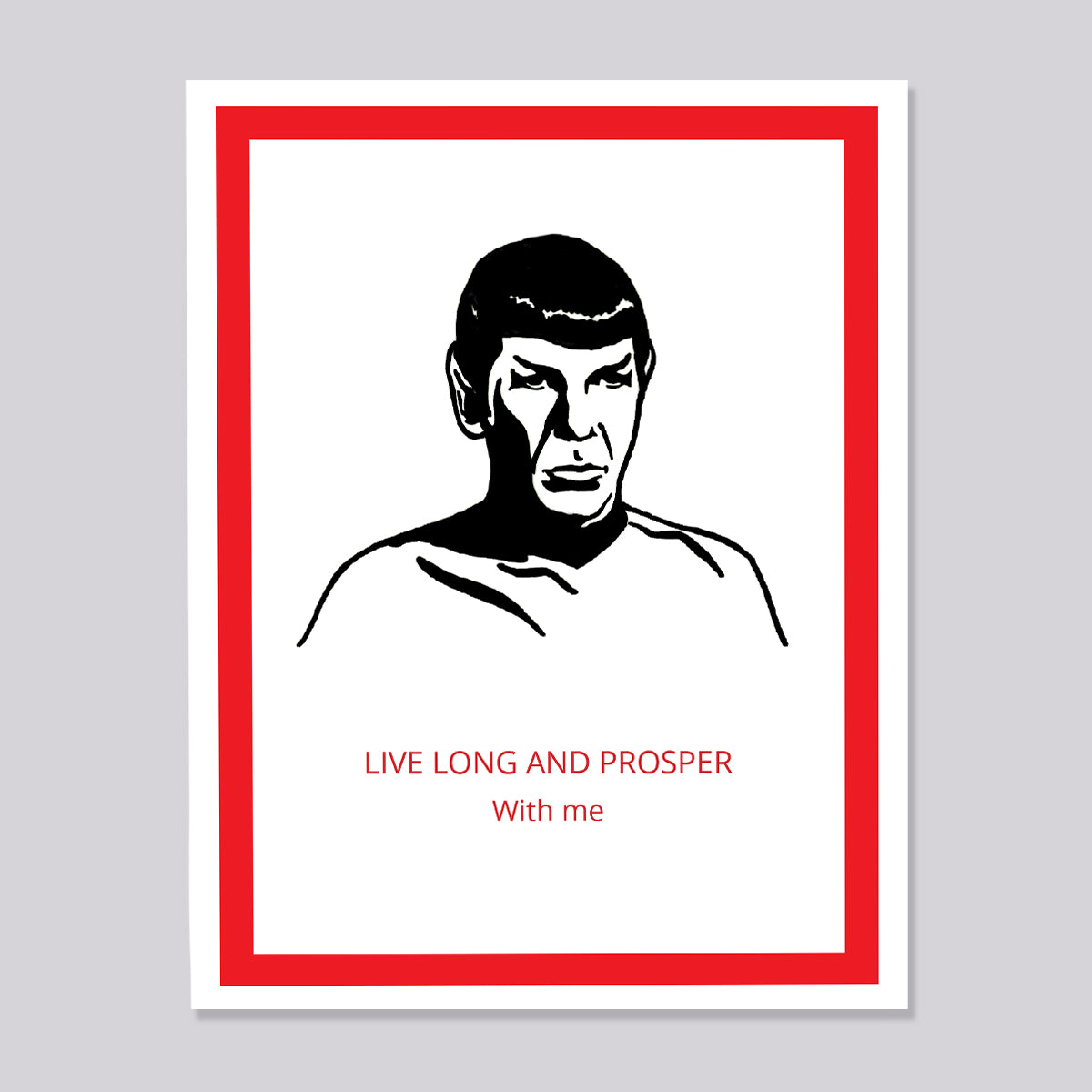Star Trek Spock Prosper Card