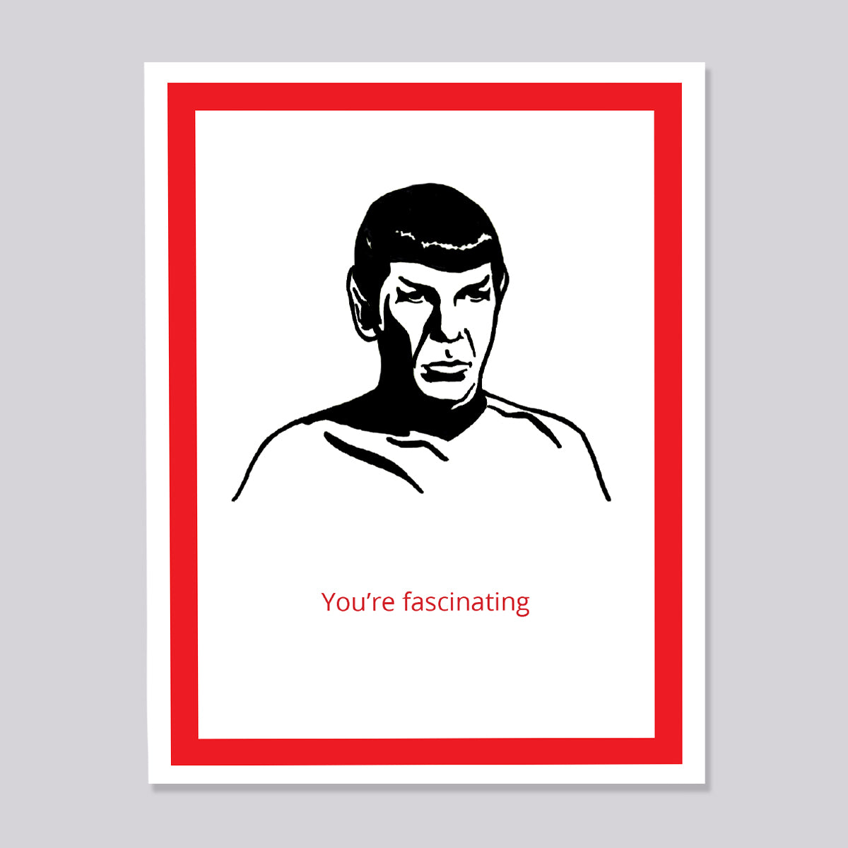 Star Trek Spock Fascinating Card