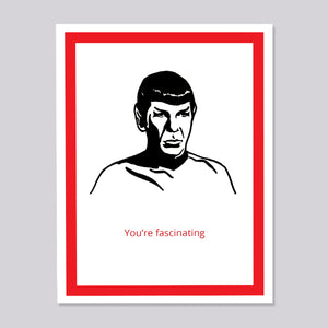 Star Trek Spock Fascinating Card