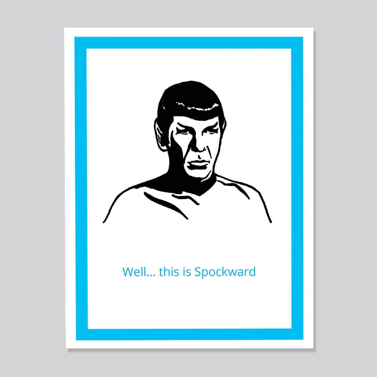Star Trek Spock Spockward Card