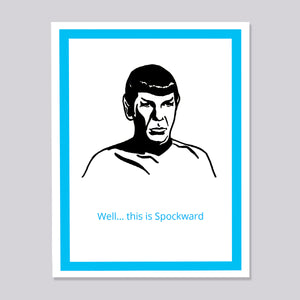 Star Trek Spock Spockward Card
