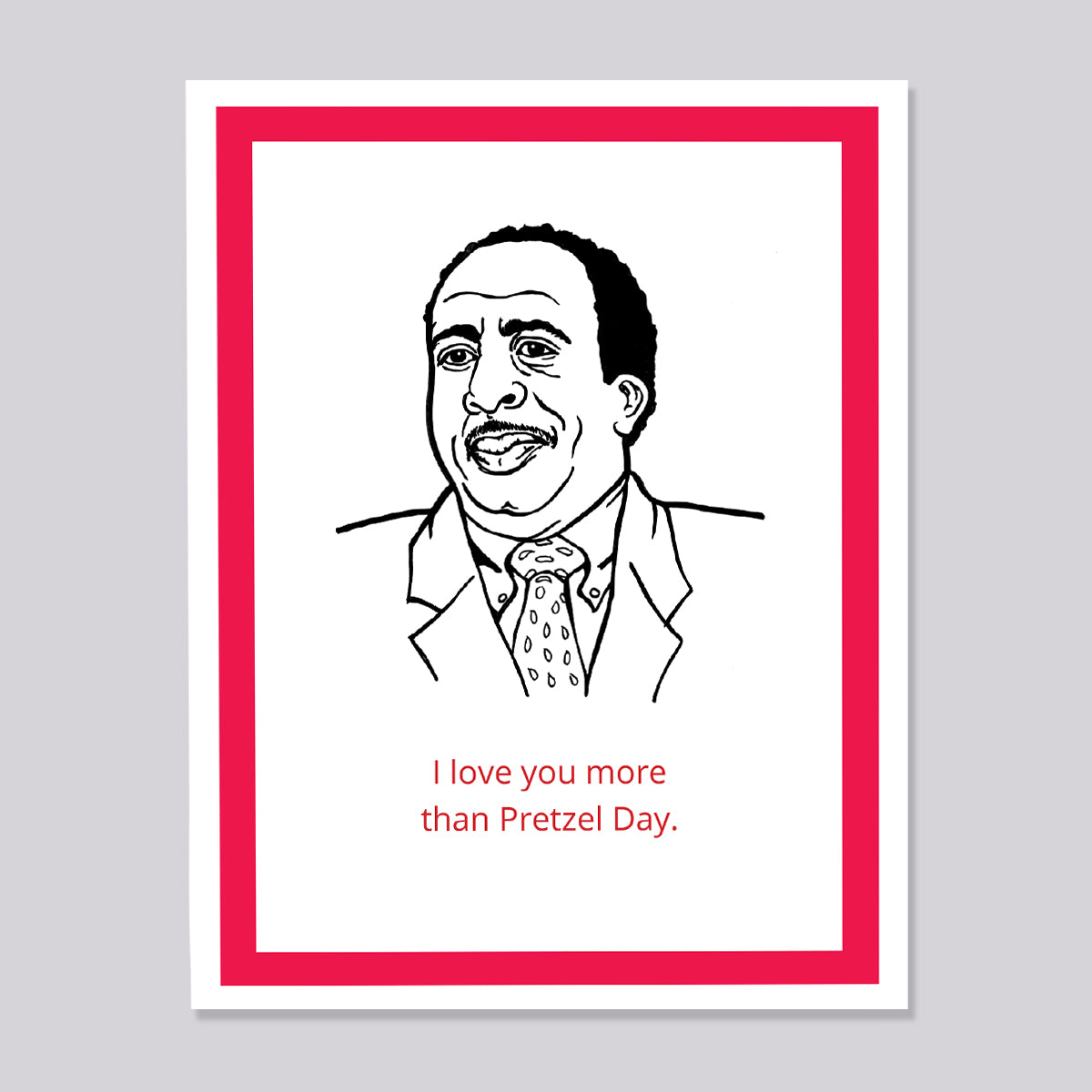 The Office Stanley Pretzel Day Card