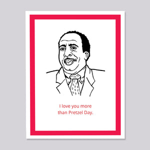 The Office Stanley Pretzel Day Card