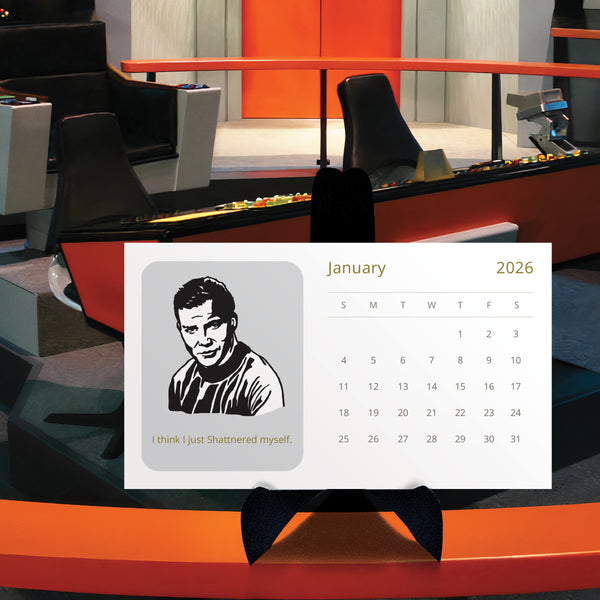 Star Trek 2026 desk calendar