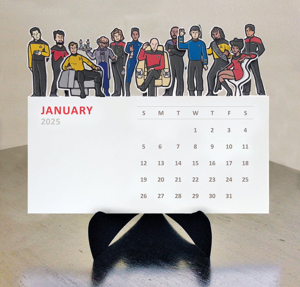 Star Trek Desk Calendar 2025