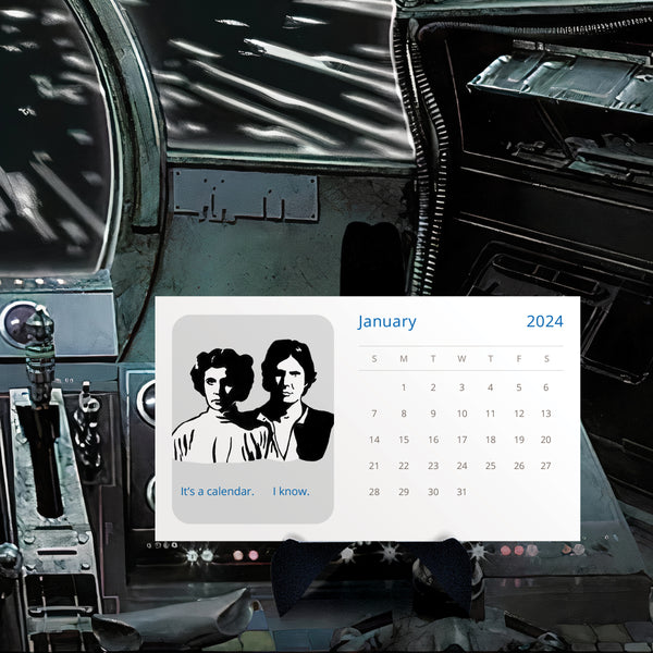 HALF PRICE SALE! Star Wars 2024 Desk Calendar
