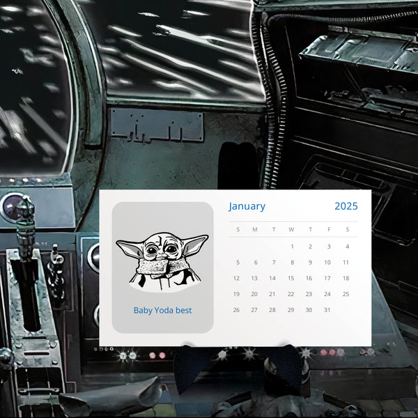 Star Wars 2025 Desk Calendar