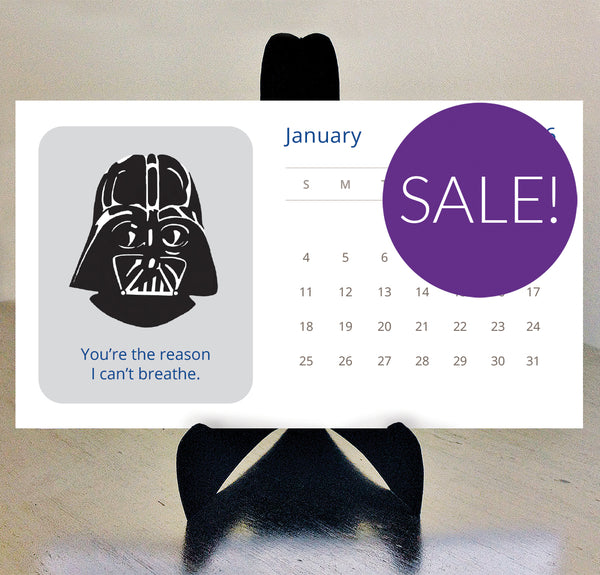 HALF PRICE SALE! Star Wars 2026 Desk Calendar