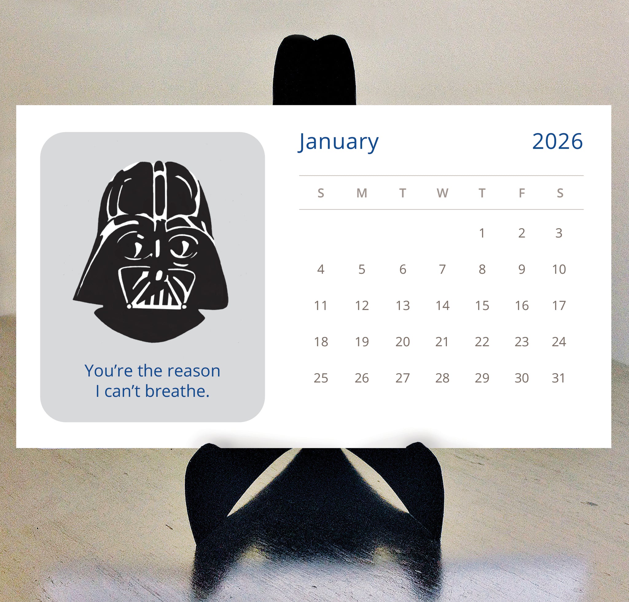 Star Wars 2026 Desk Calendar