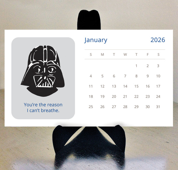 Star Wars 2026 Desk Calendar
