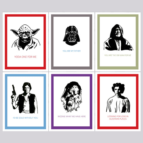 Star Wars Variety Cards - Set of 6 Savings