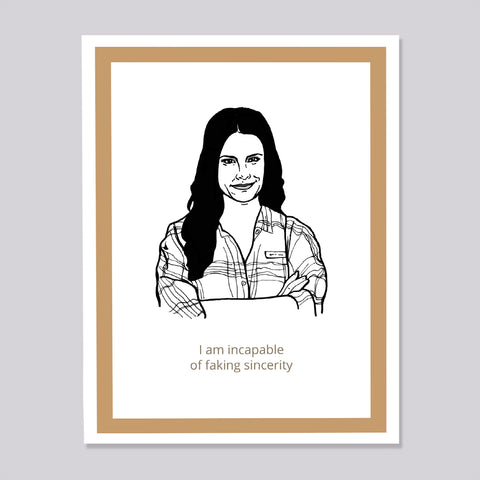 Schitts Creek Stevie Sincerity Card