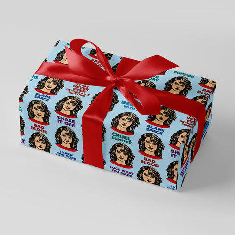 Taylor Swift Gift Wrap 24"x36" COLOUR Sheet
