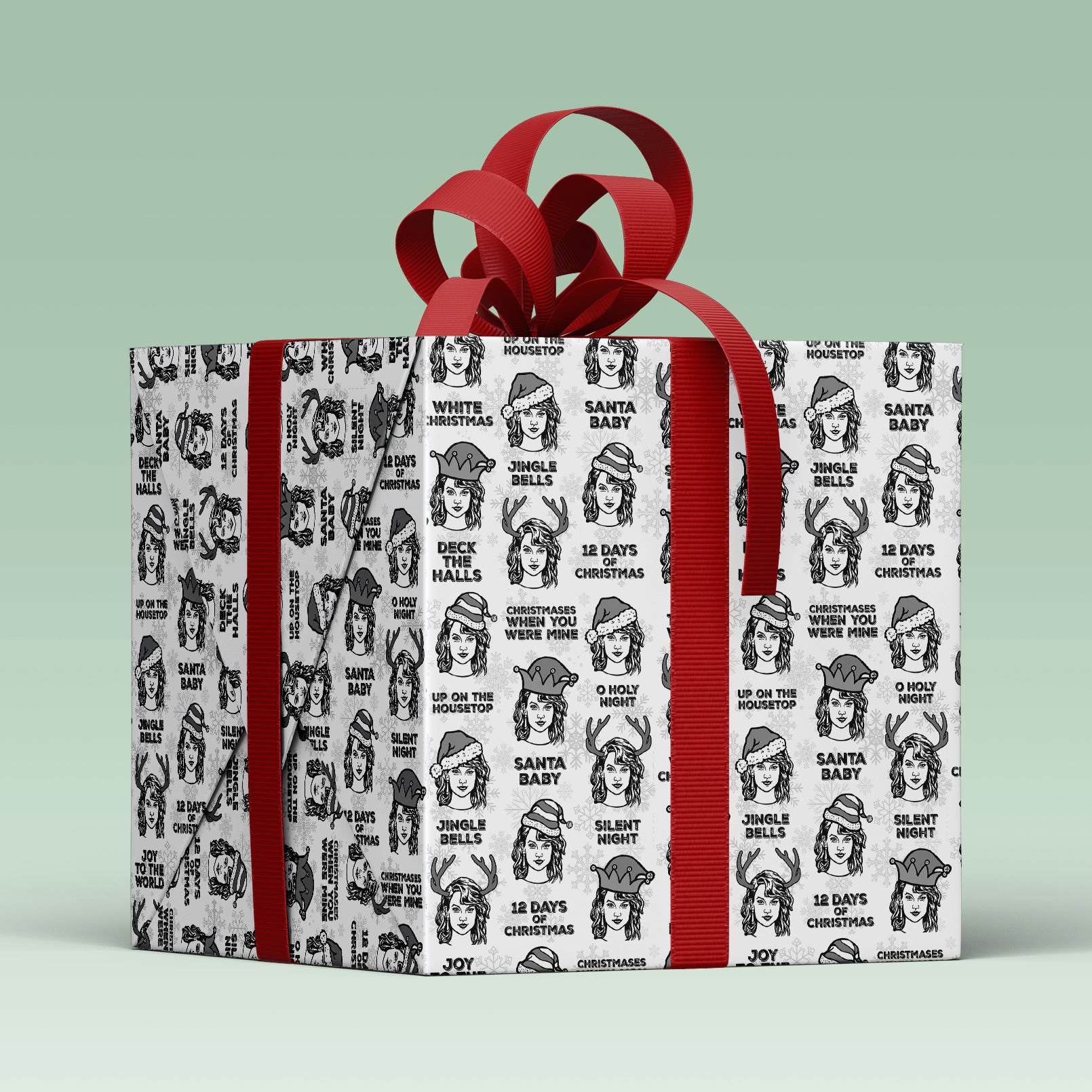 Taylor Swift Gift Christmas Wrap 24"x36"