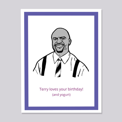Brooklyn Nine Terry Birthday Card