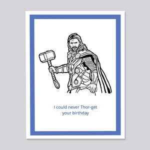 Marvel Thor Birthday Card