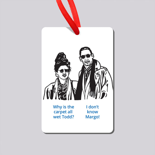Christmas Vacation Todd and Margo Magnet and Ornament