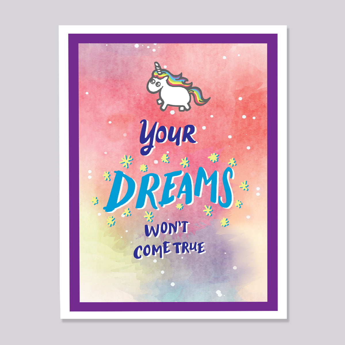Uninspirational Unicorn Dreams Card