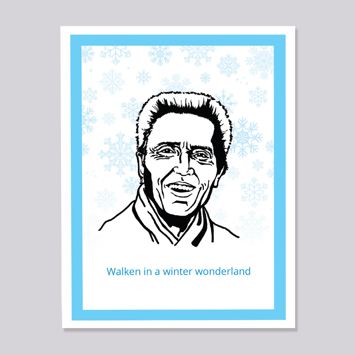Christopher Walken Christmas Card