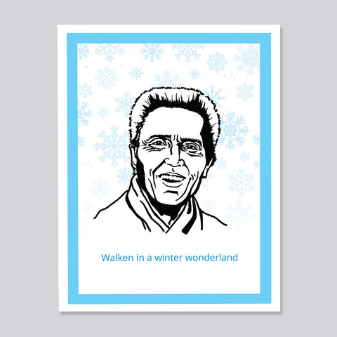 Christopher Walken Christmas Card