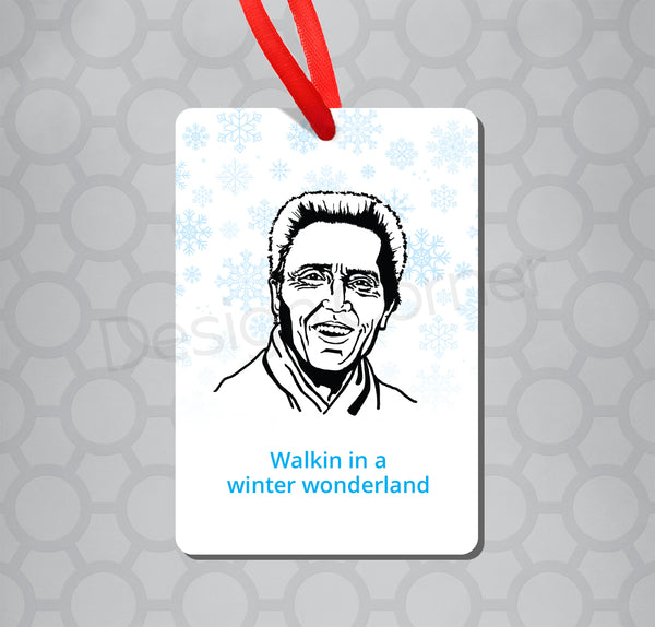 Christopher Walken Christmas Card