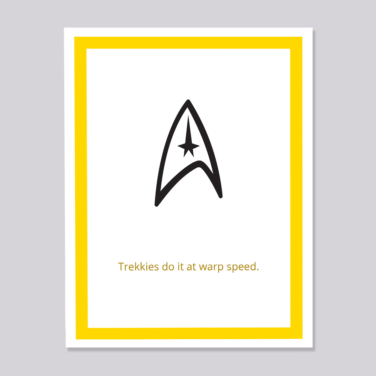 Star Trek Warp Speed Card