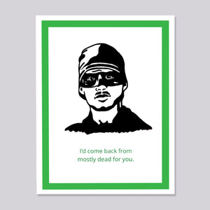Princess Bride Westley Mostly Dead Card