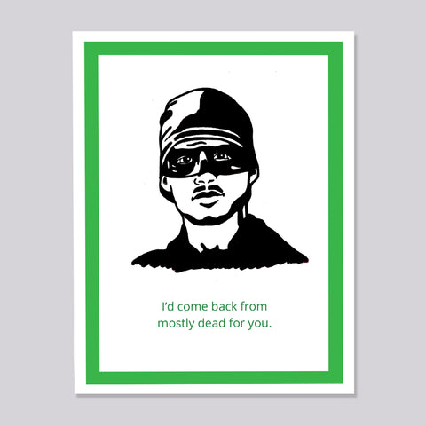 Princess Bride Westley Mostly Dead Card