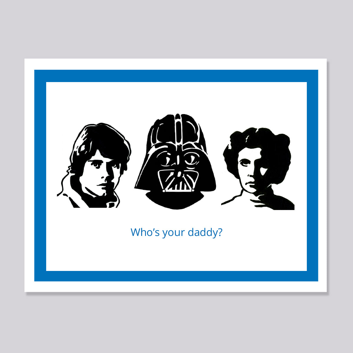 Star Wars Darth Vader Family Card