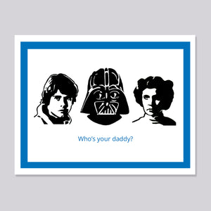 Star Wars Darth Vader Family Card