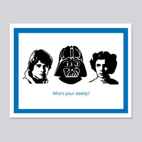 Star Wars Darth Vader Family Card