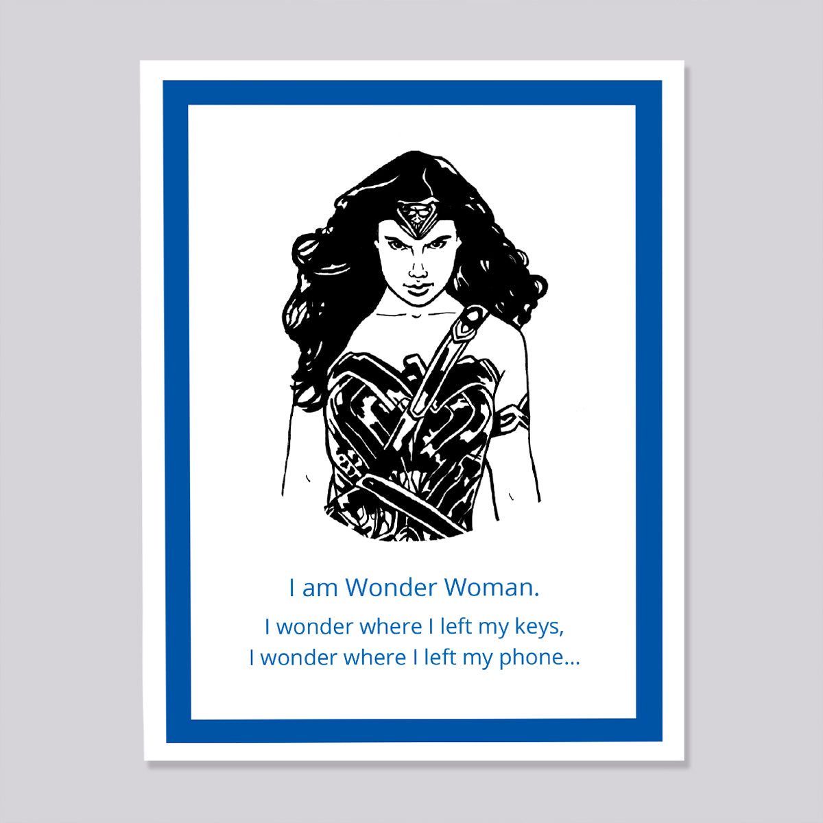 Wonder Woman Where is Card