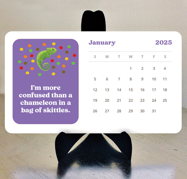 A day at the office 2025 desk calendar