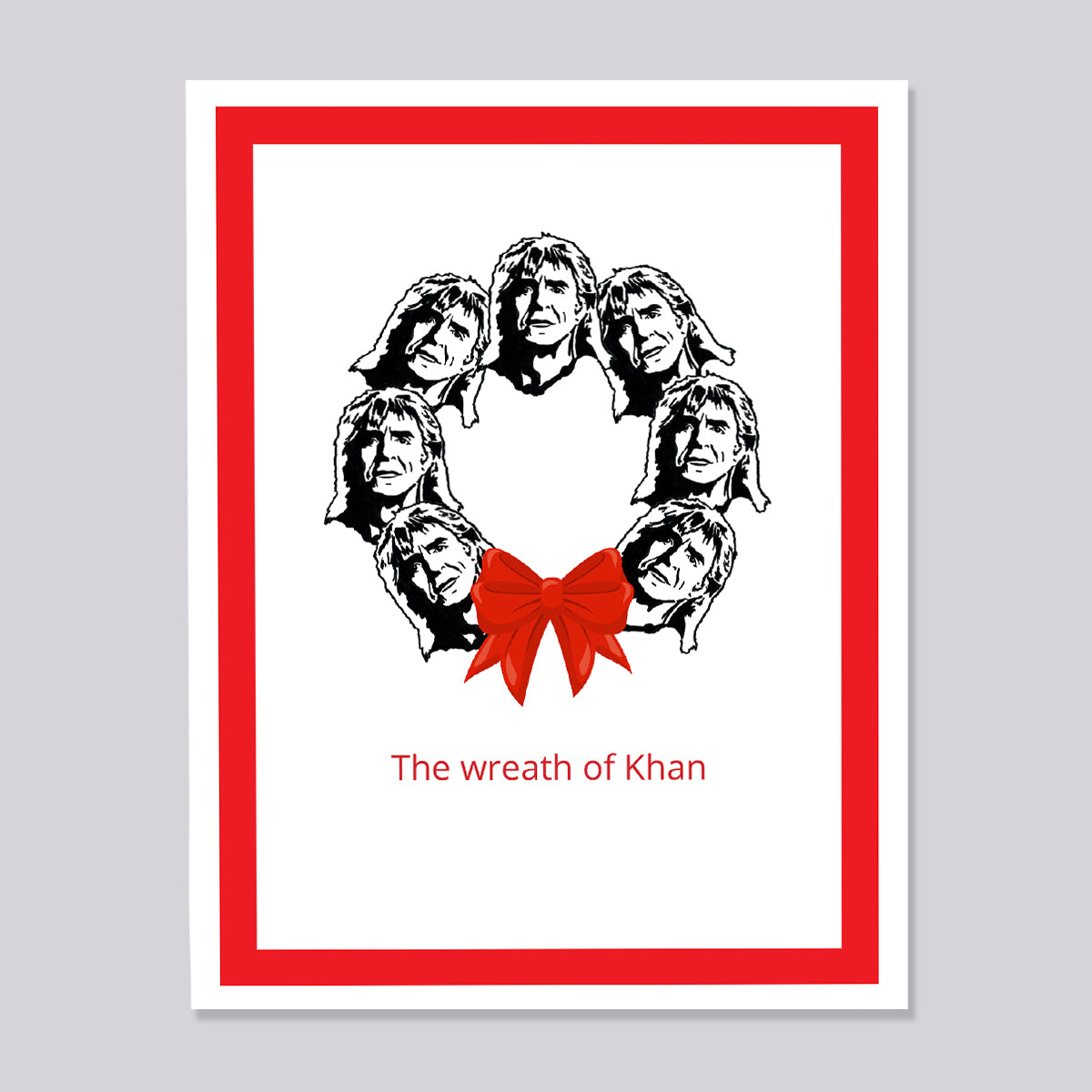 Star Trek Wreath of Khan Christmas Card