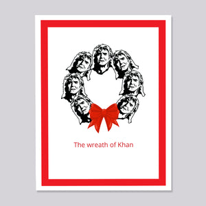 Star Trek Wreath of Khan Christmas Card