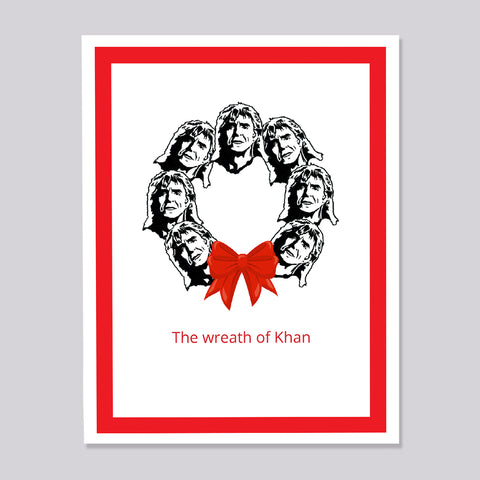 Star Trek Wreath of Khan Christmas Card
