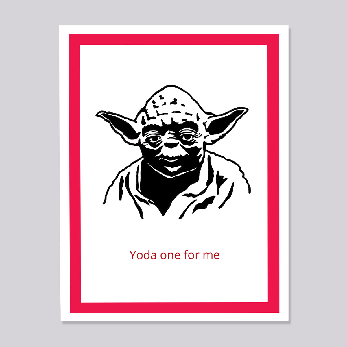Star Wars Yoda One Card