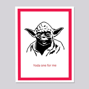 Star Wars Yoda One Card