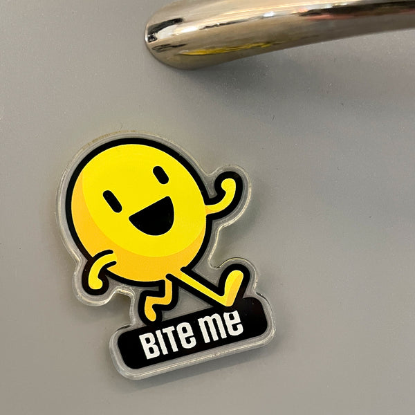 Bite Me Acrylic Magnet