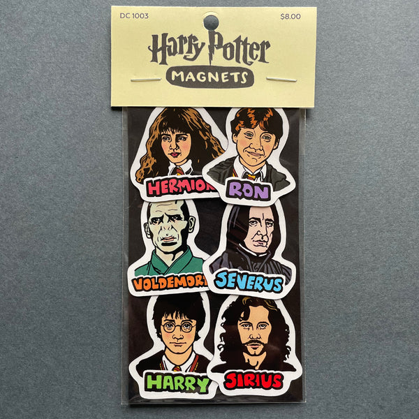 Harry Potter Die Cut Magnets 6 Pack