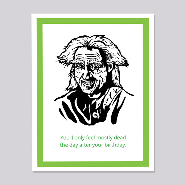 Princess Bride Miracle Max Mostly Dead After Birthday Card