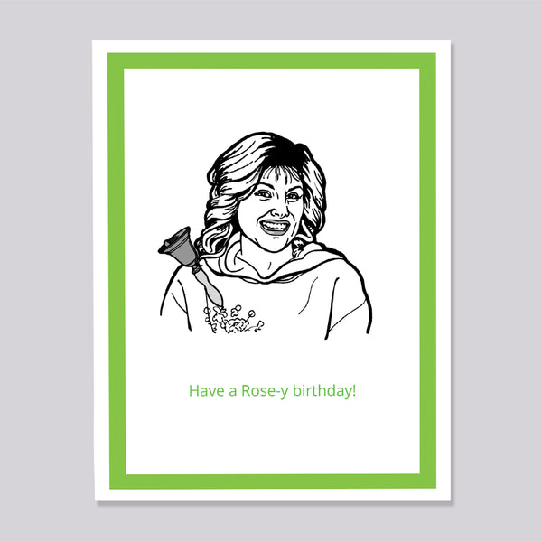 Schitts Creek Jocelyn Have a Rose-y Day Birthday Card